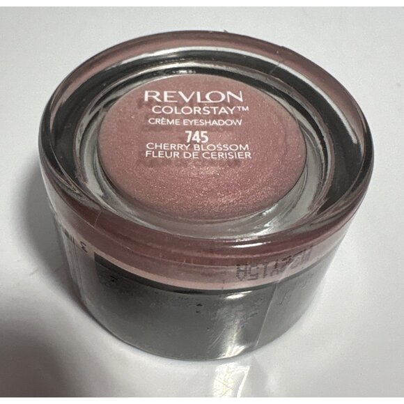 Revlon Colorstay Creme Eyeshadow 745 Cherry Blossom Built-In Brush Shimmer - Picture 2 of 5